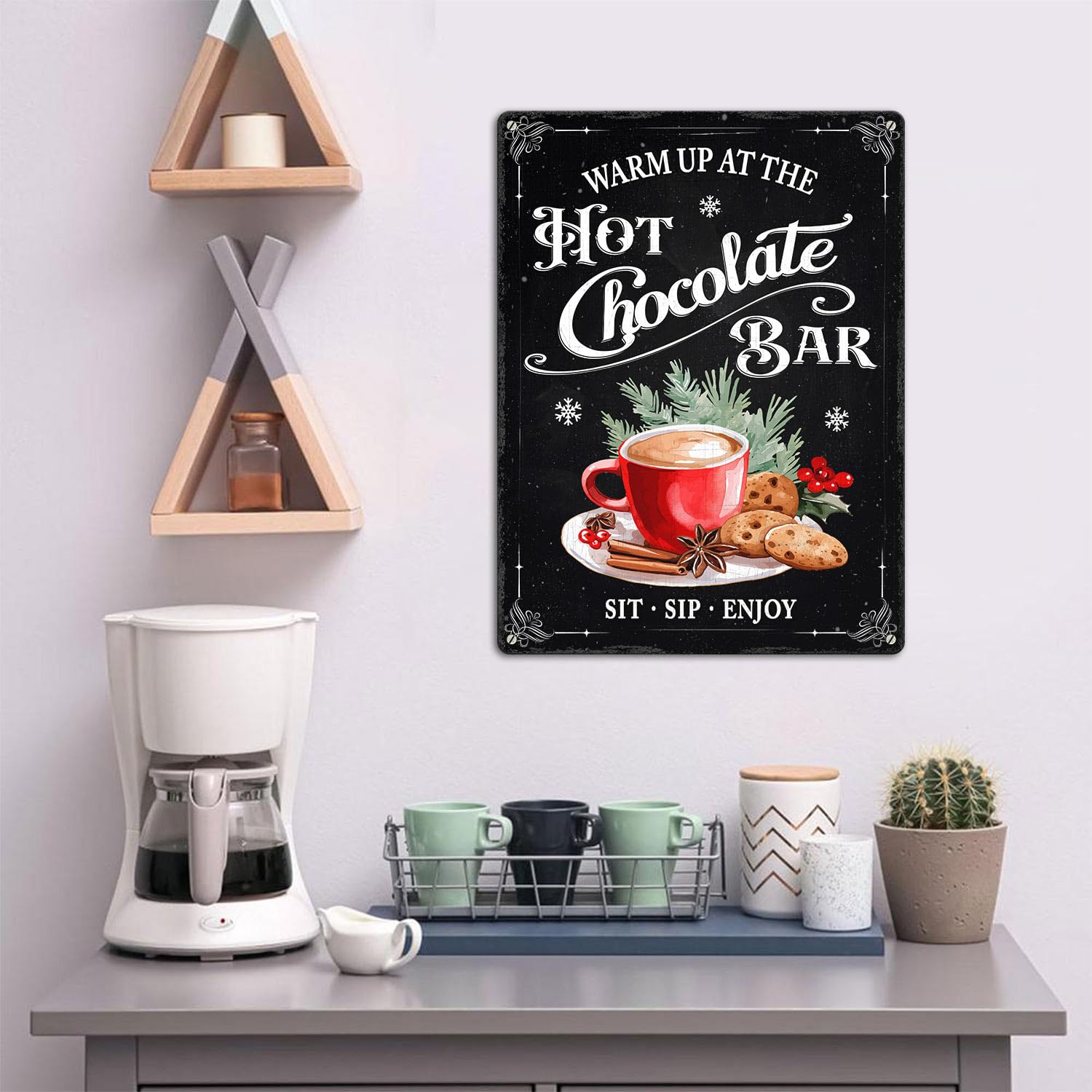 Amazon.com: Artsy Woodsy Vintage Coffee Bar Sign, Metal Signs, Tea